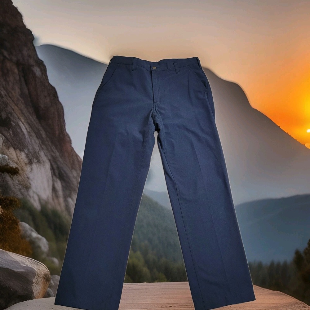 🔥Workrite FR Pants Mens 34x33 Navy Nomex Flame Resistant Work CAT 1 NFPA 2112